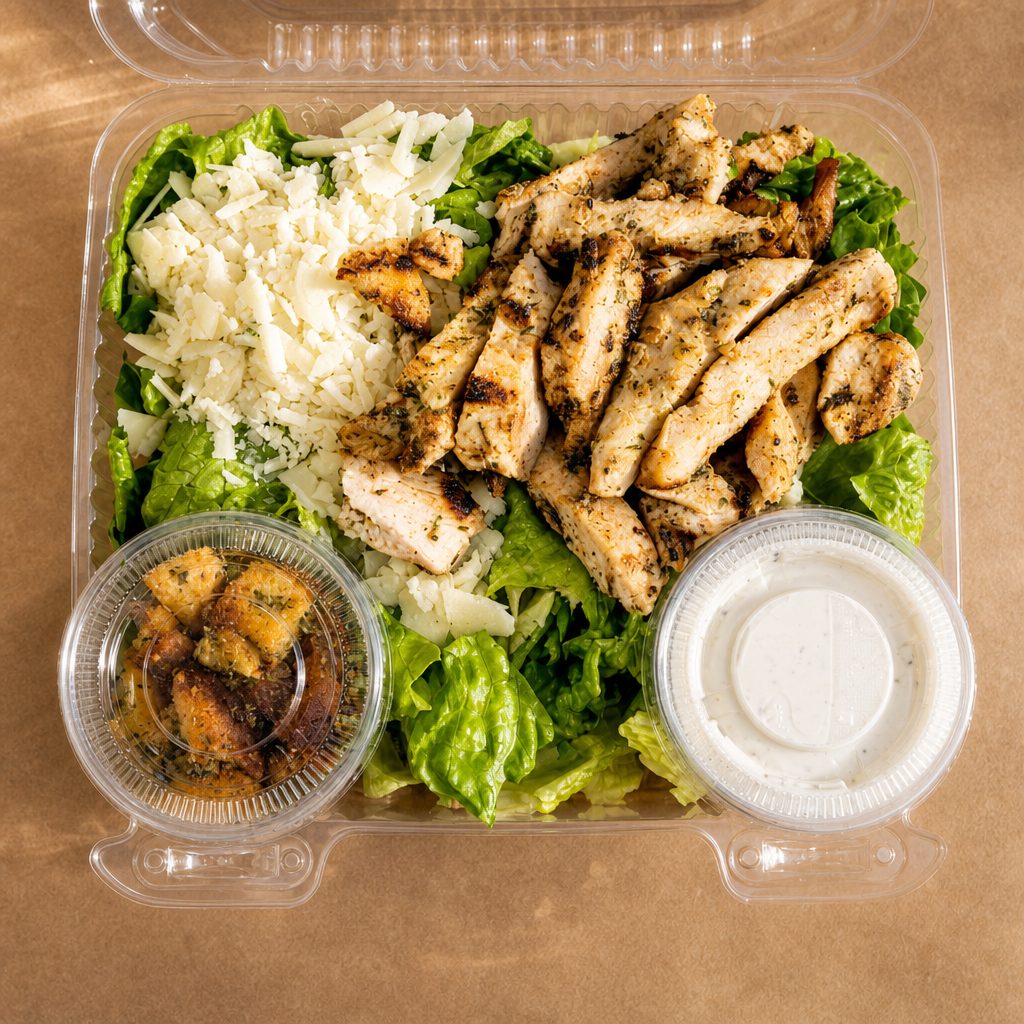Chicken Caesar.